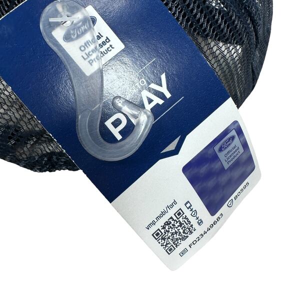 Ford Bronco Trucker Snapback Hat Retro Heavy Canvas BB Cap Sand Adult Horse New - Picture 8 of 10